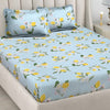 Citrus Breeze 100% Cotton Double Bedsheet, 186 TC