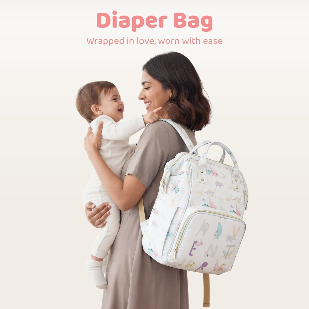 Chic Diaper Bag Backpack (Capacity - 20L) , Adventure Island