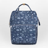Spacewalk, Art on Canvas - Chic Diaper Bag Backpack for New Parents (Capacity - 20L)