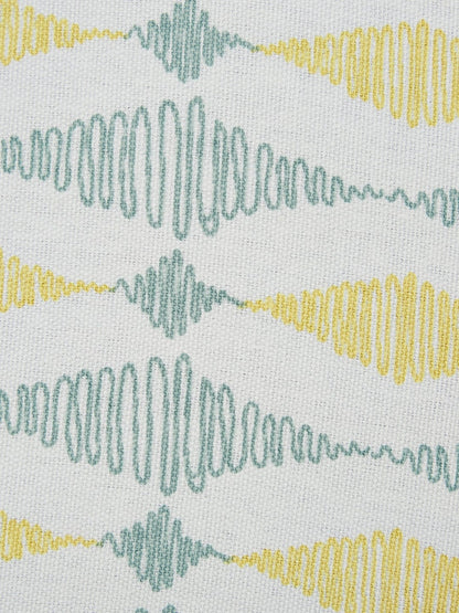 Prism Pattern Cushion Cover, Blue & Grey