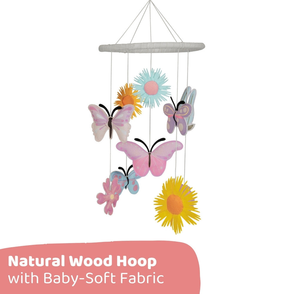 Butterfly Garden Crib Mobile