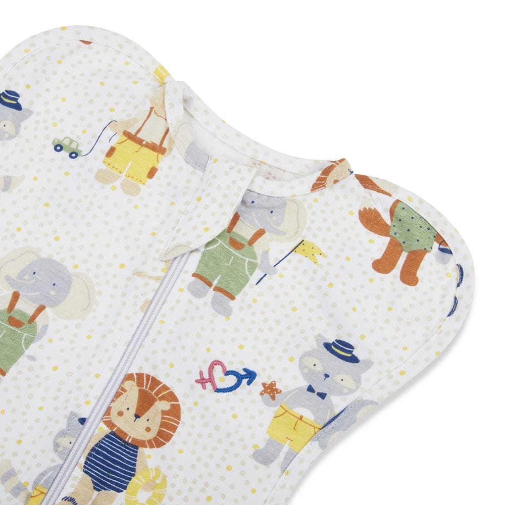 Dreamsack Snug Swaddle, Jungle Party, Size (0-3months)