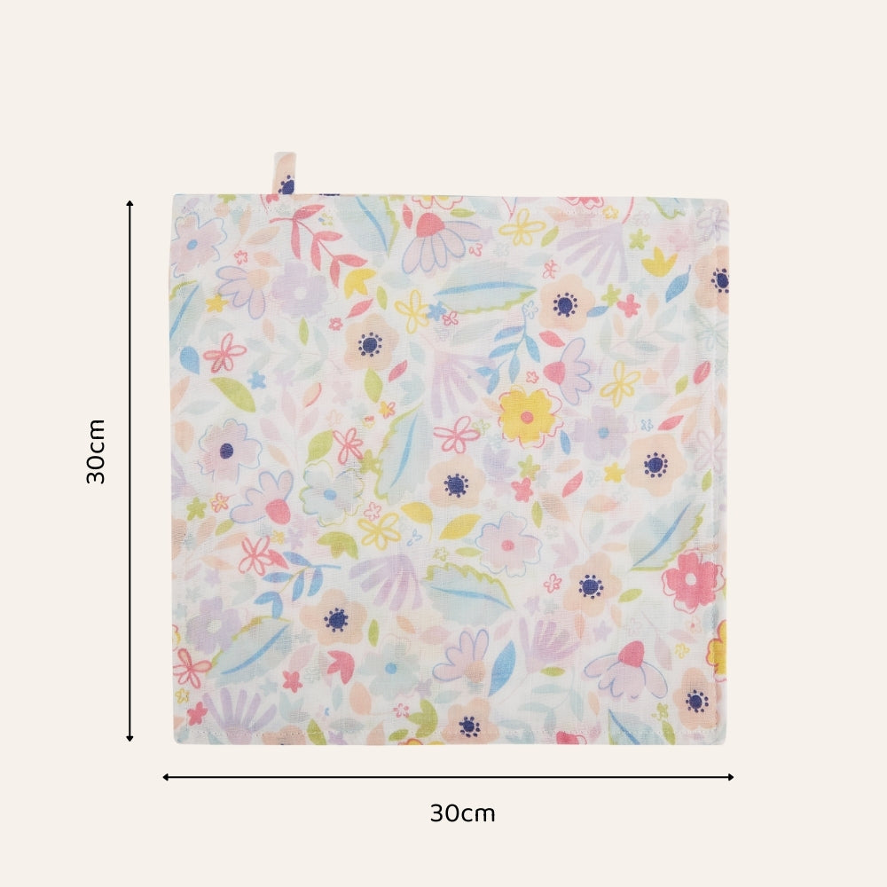 Gentle Giggles Pack of 5 Muslin Washcloth
