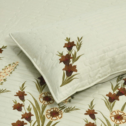 Quilted Bedcover, Artichoke