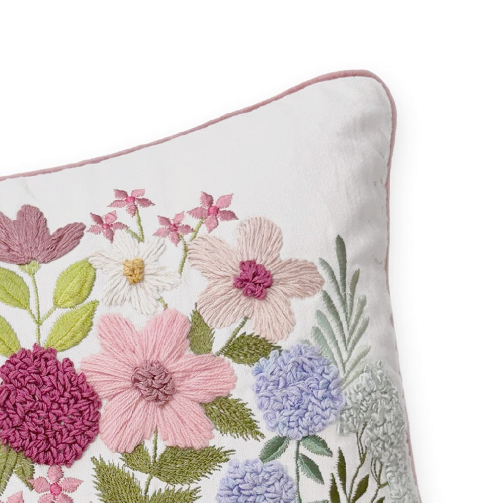 Embroidered Decorative Cushion Cover, Medallion - Cushion Covers | haus & kinder
