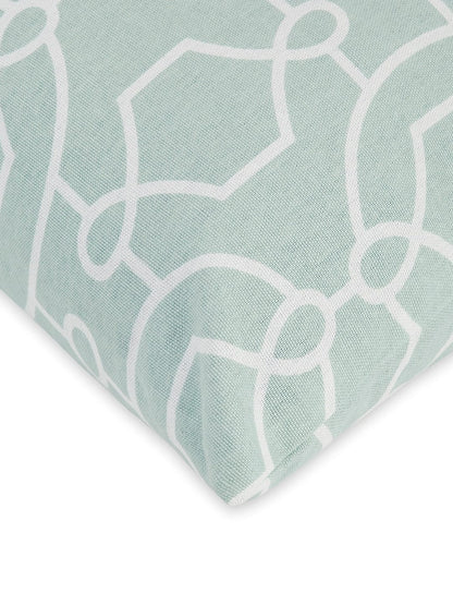 Aqua Angles Cushion Cover, Blue