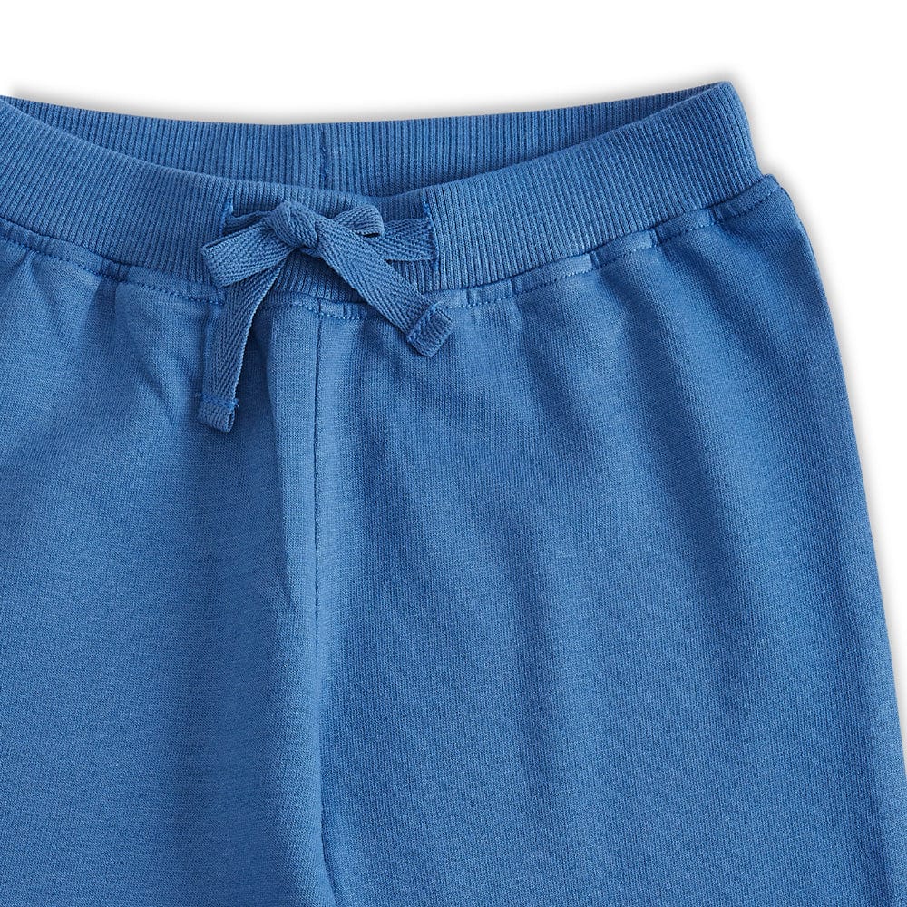100% Cotton Full Length Boy Joggers, Royal Blue