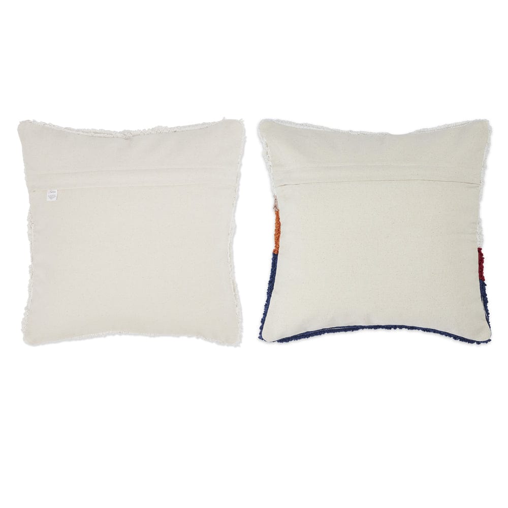 Tufted Decorative Cushion Cover, Sun & Abstract Pack of 2
