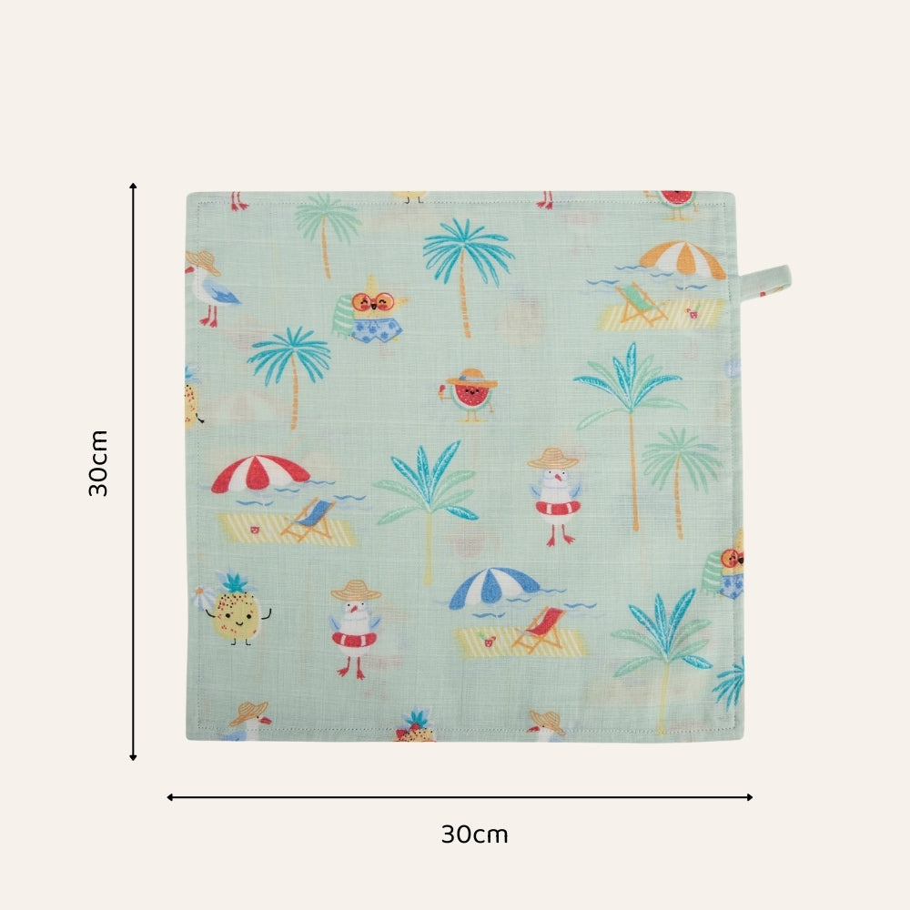 Tropical Twist  : Pack of 5 Wash Cloth