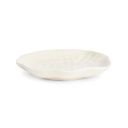 Moon Dancer Ceramic Dinner Plate, Ivory
