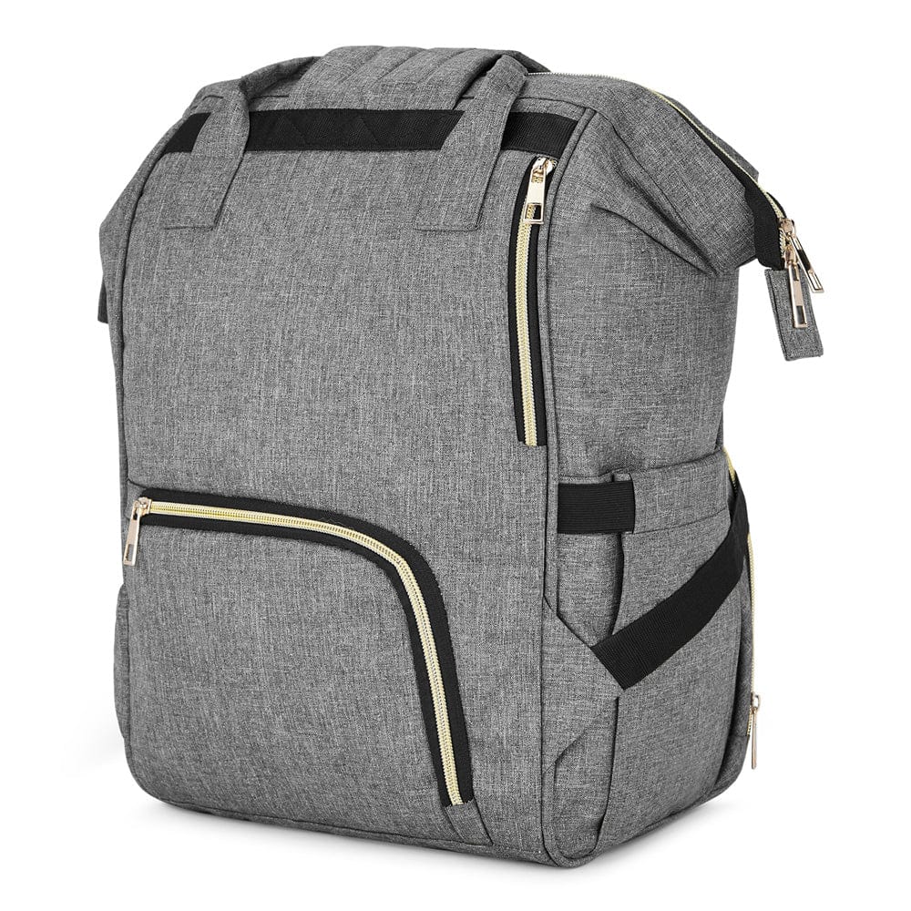 Chic Diaper Bag Backpack for New Parents (Capacity - 20L) , Grey