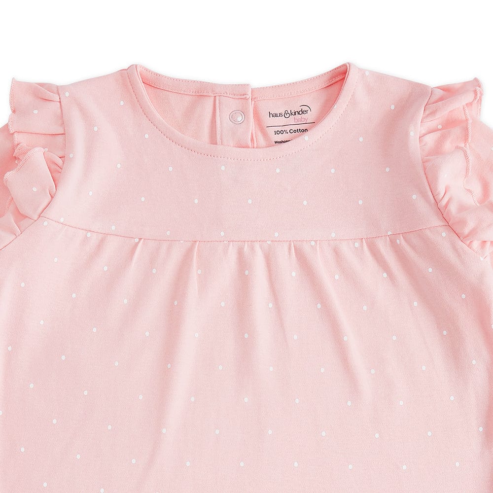 100% Cotton Full Sleeve Girl Top, Pink