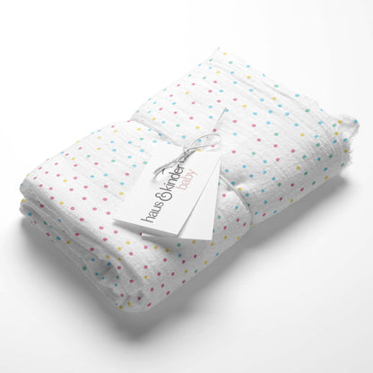 Fin & Fruity Collection 100% Cotton Muslin Swaddle Pack Of 4