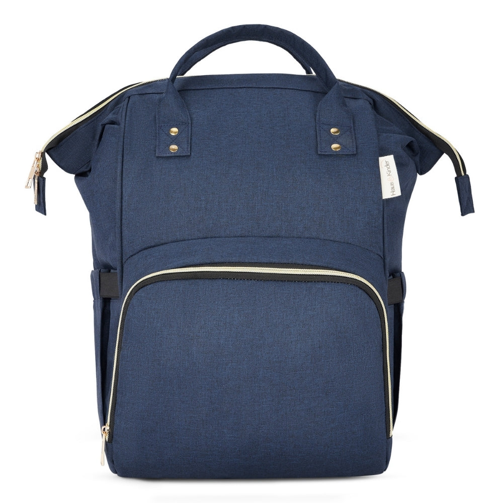 Chic Diaper Bag Backpack (Capacity - 20L) , Navy