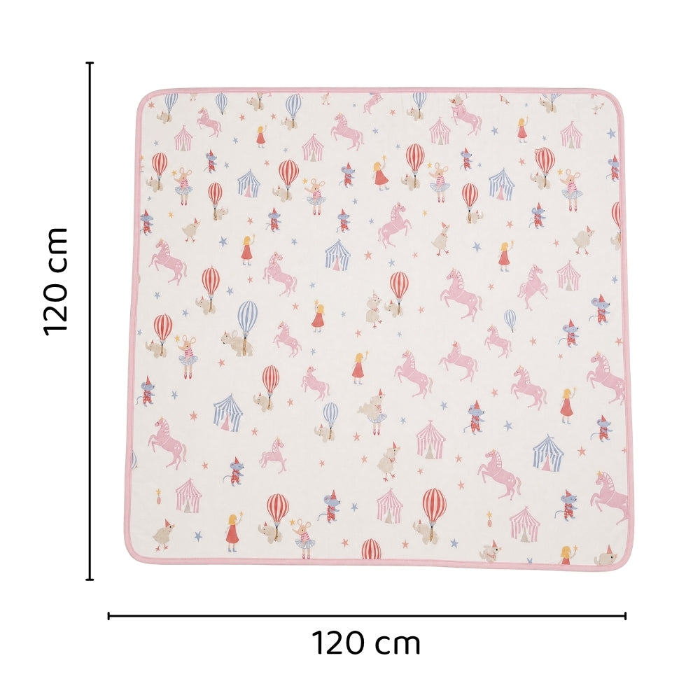 Twin Teddy 3-Layer Reversible Muslin Baby Blanket