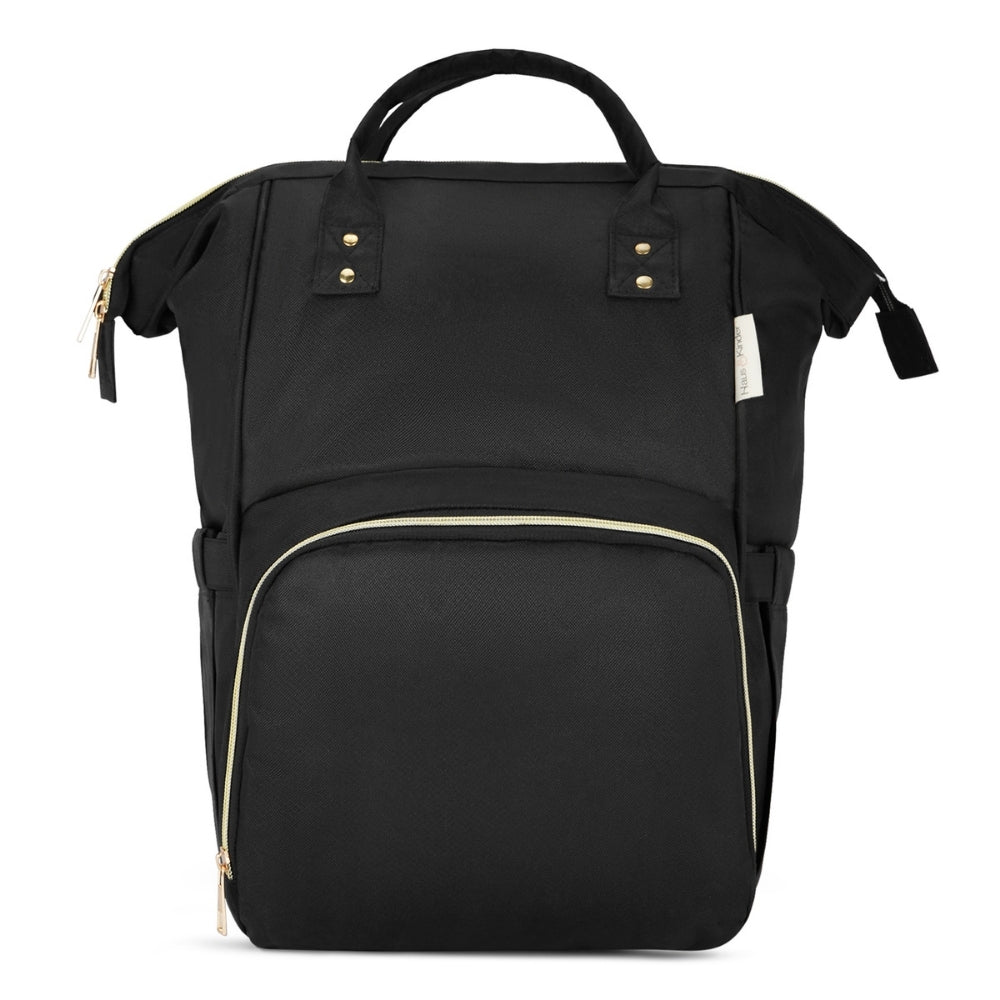 Chic Diaper Bag Backpack  (Capacity - 20L) , Black
