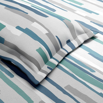 Water Blend 100% Cotton Double Size Bedsheet, 144 TC