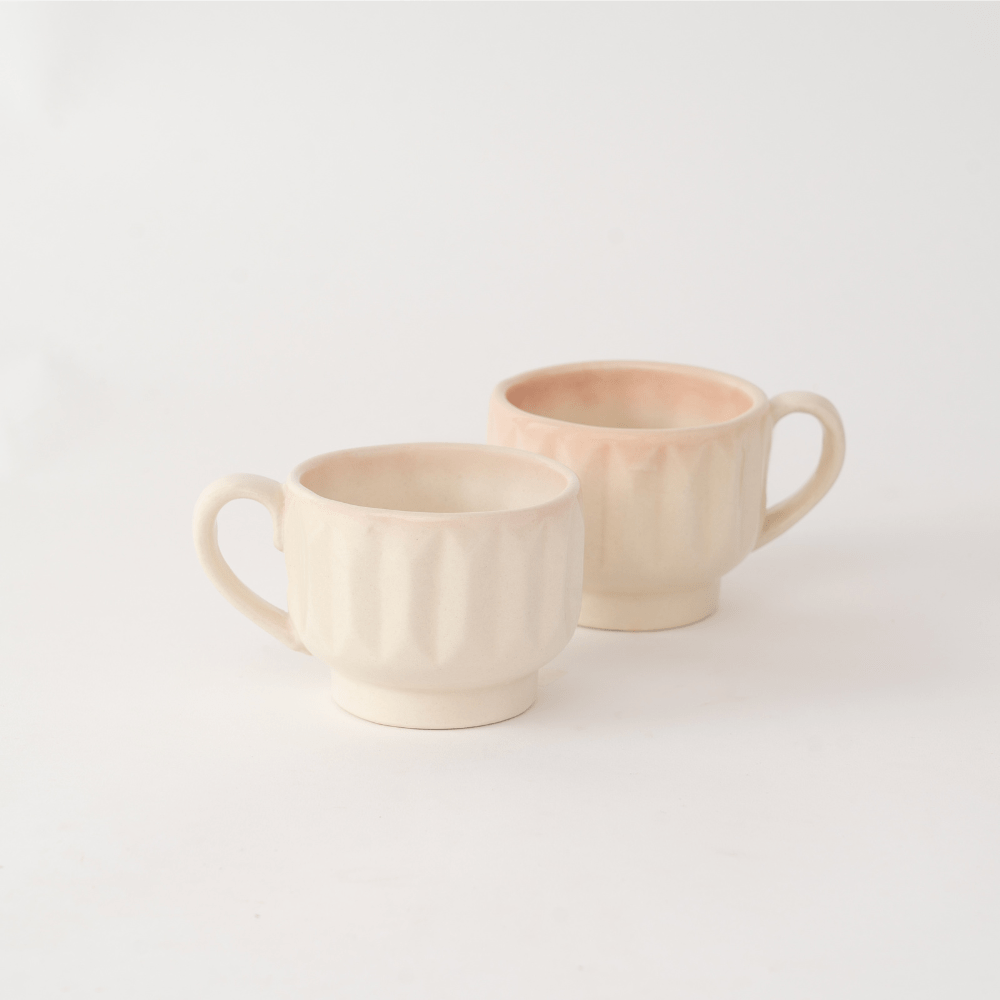 Shaded Ceramic Cup, Set of 2