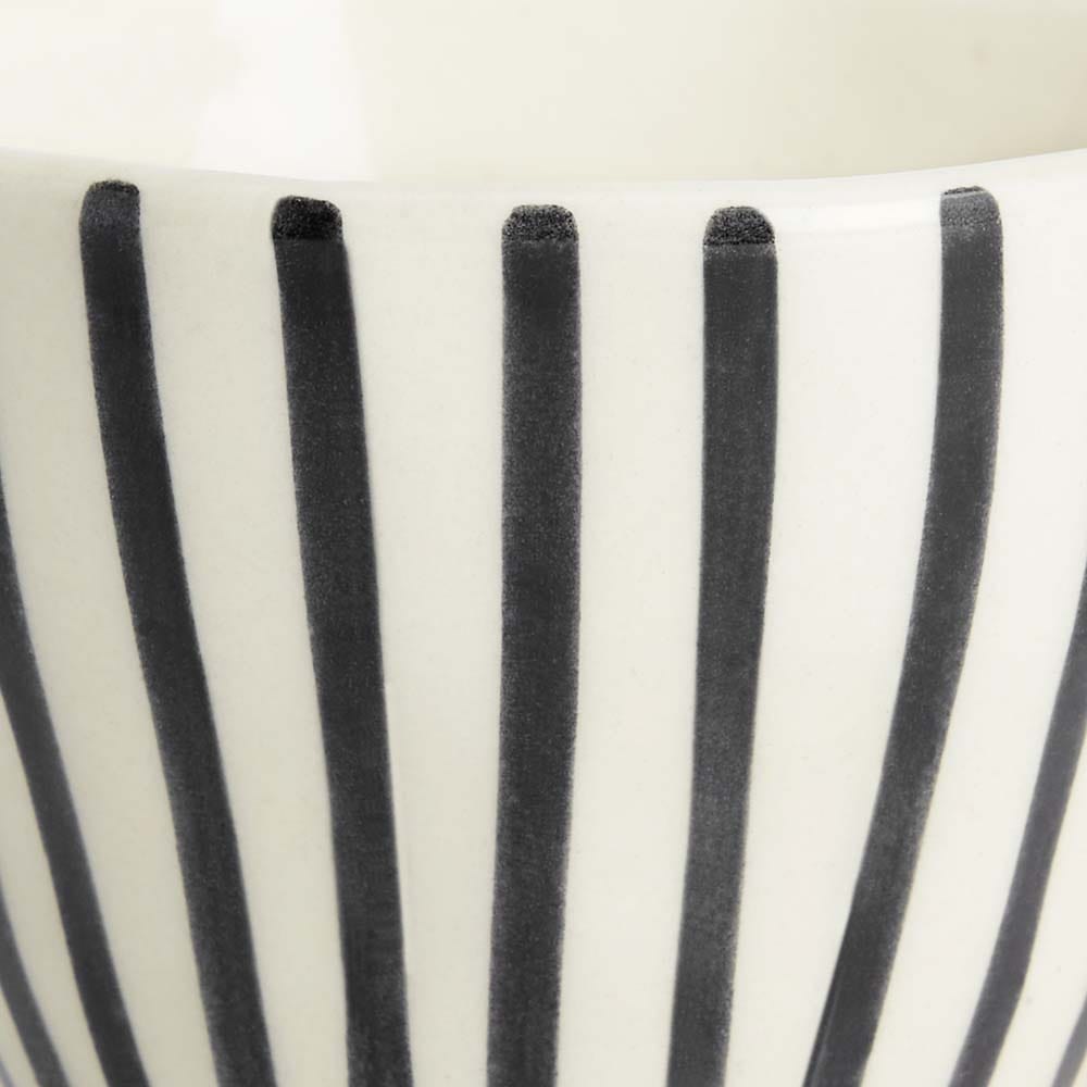 Lovestruck stripe ceramic cup, Set of 2