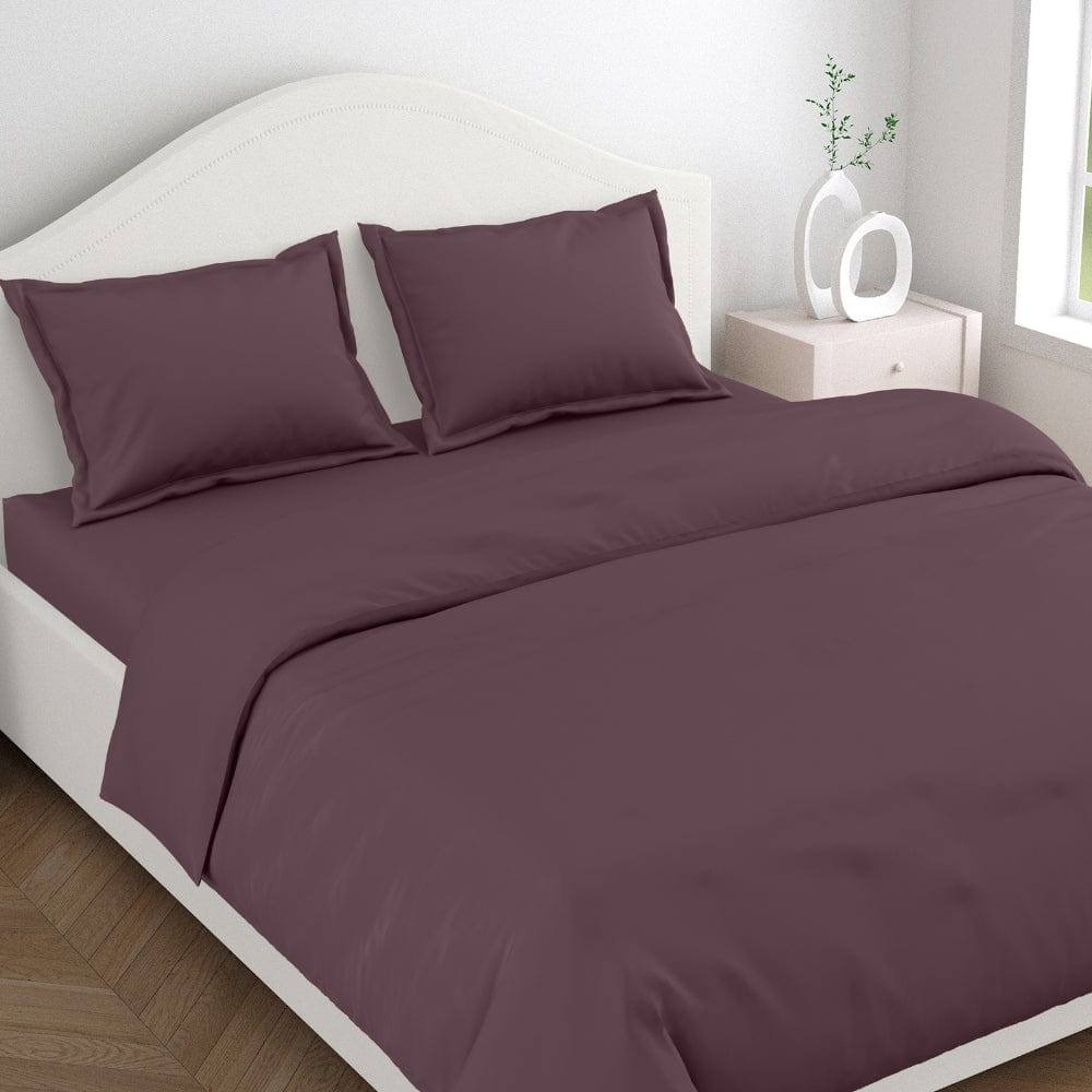Plum 100% Cotton Bedsheet, 300 TC
