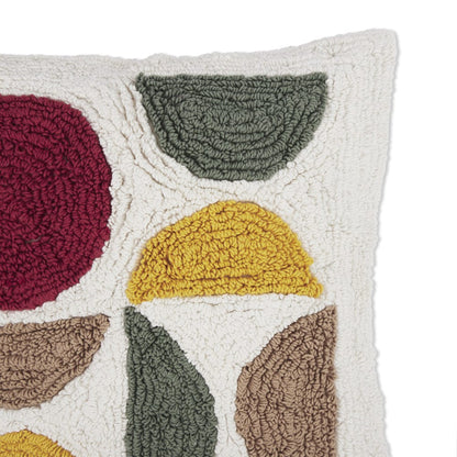 Tufted Decorative Cushion Cover, Sun & Abstract Pack of 2