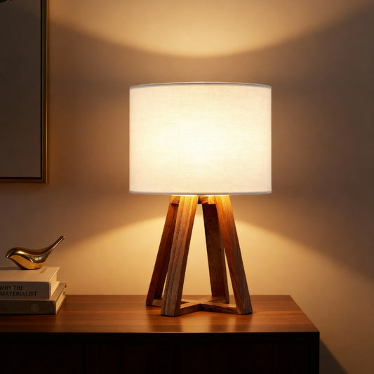 Void & Wood Table Lamp- Natural Wood