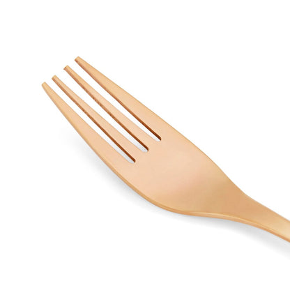 Classic Rose gold dinner fork, set of 4