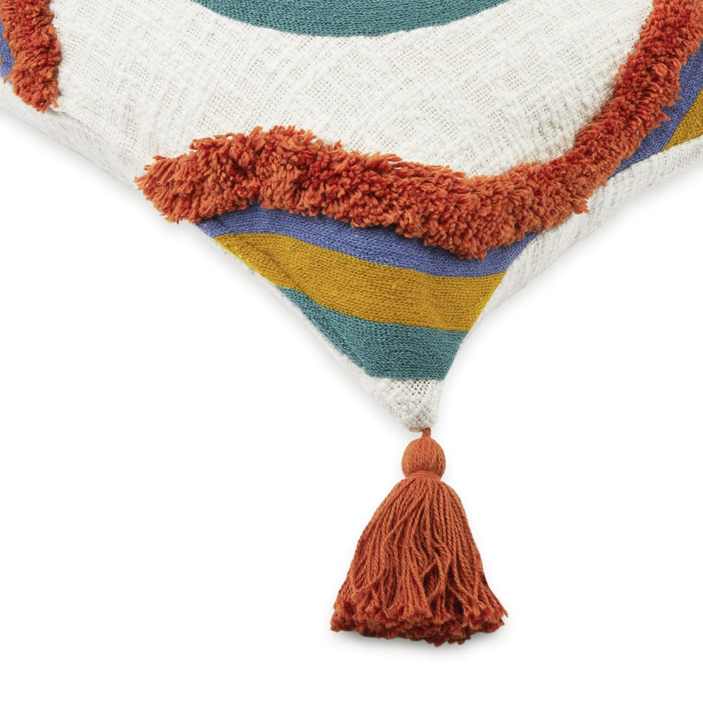 Embroidered Decorative Cushion Cover, Earthy 2