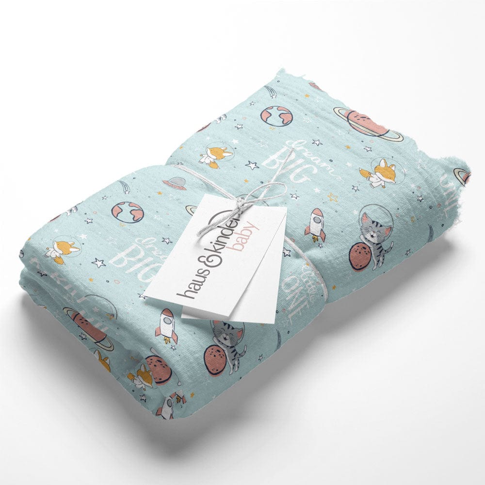 Oasis Collection 100% Cotton Muslin Swaddle Pack Of 3