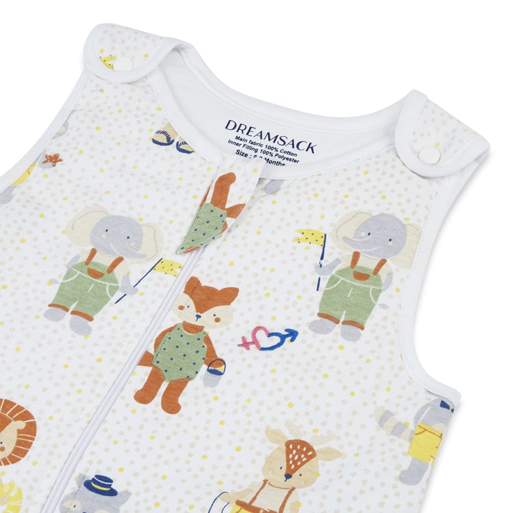 Dreamsack Cotton Sleep Sack, Quilted Layer, Size (6+ months), TOG 1.5, Jungle Party