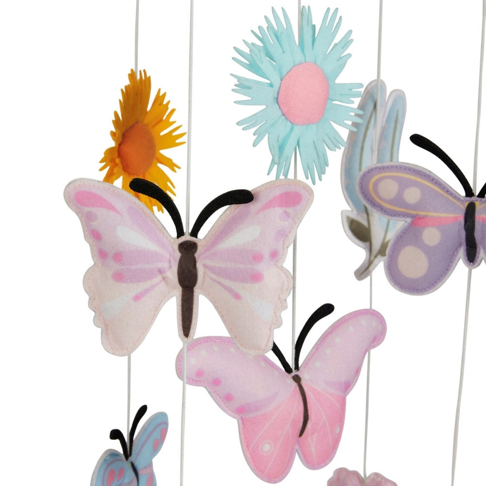 Butterfly Garden Crib Mobile
