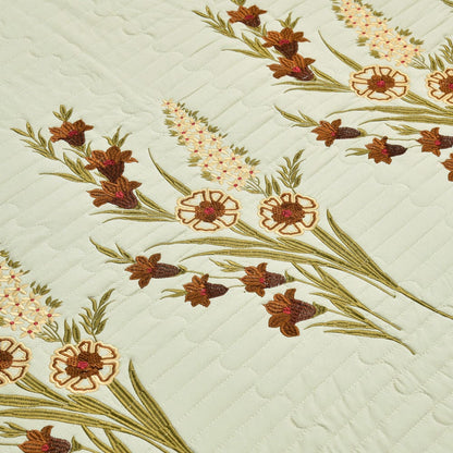 Quilted Bedcover, Artichoke