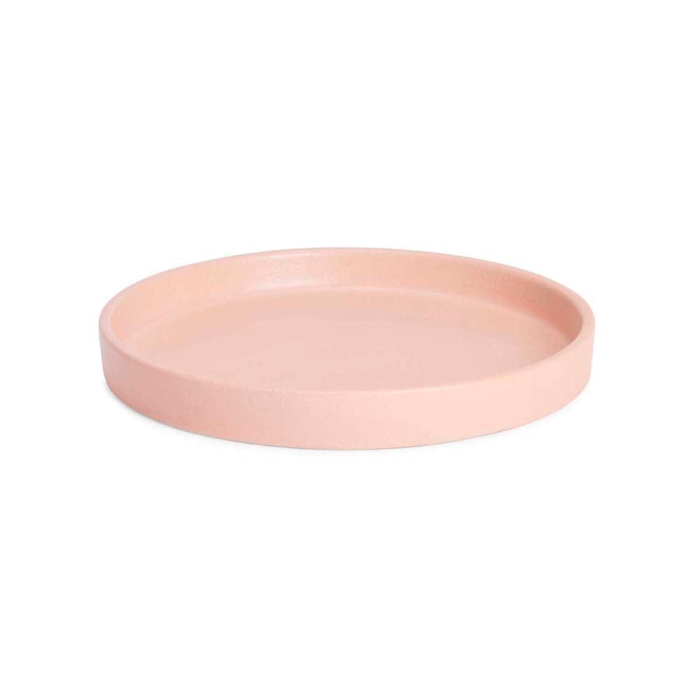 Pinkclay ceramic plate, pink