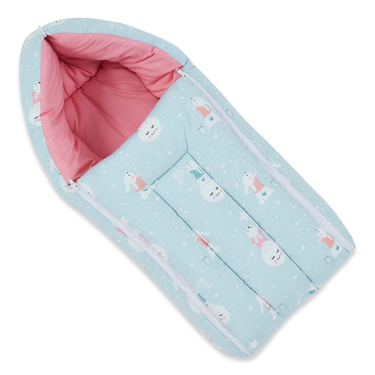 Cotton Carrier Nest cum sleeping bag, Serene Dreamscape ( Newborn - 3 Months)