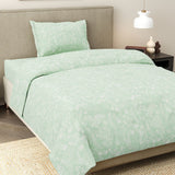 Silver Meadow Bloom Single Flat Size Bedsheet, 186 TC