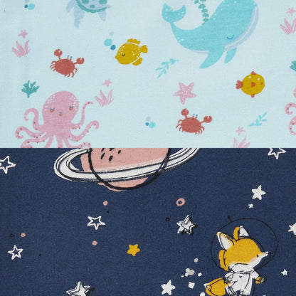 Galaxy Lagoon : Pack of 2 Burp cloth