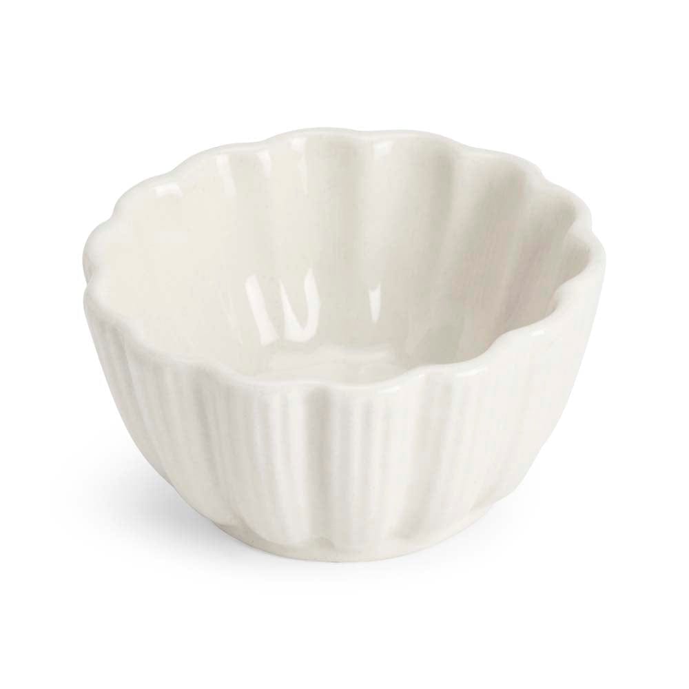 Moon Dancer Ceramic small bowl set of 2, Ivory