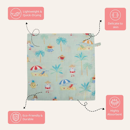 Tropical Twist  : Pack of 5 Wash Cloth