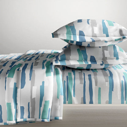 Water Blend 100% Cotton Double Size Bedsheet, 144 TC