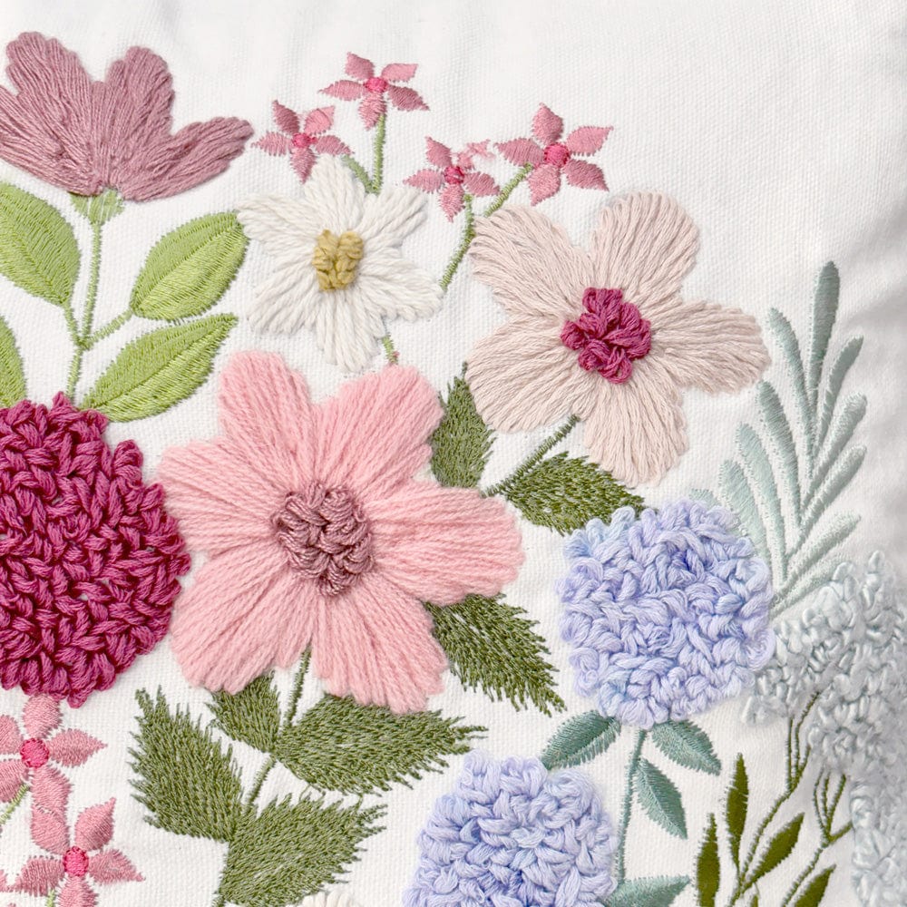 Embroidered Decorative Cushion Cover, Medallion - Cushion Covers | haus & kinder