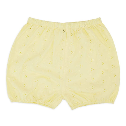 Girl Top with Bottom, Yellow 6-24 Months