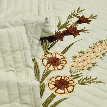 Quilted Bedcover, Artichoke