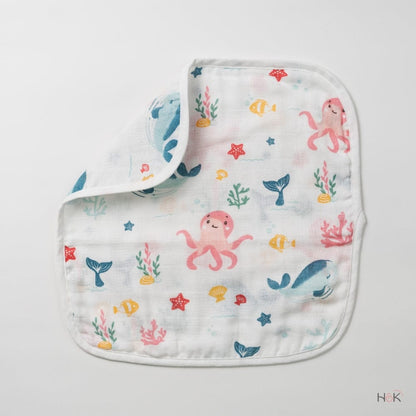 Gentle Giggles Pack of 5 Muslin Washcloth