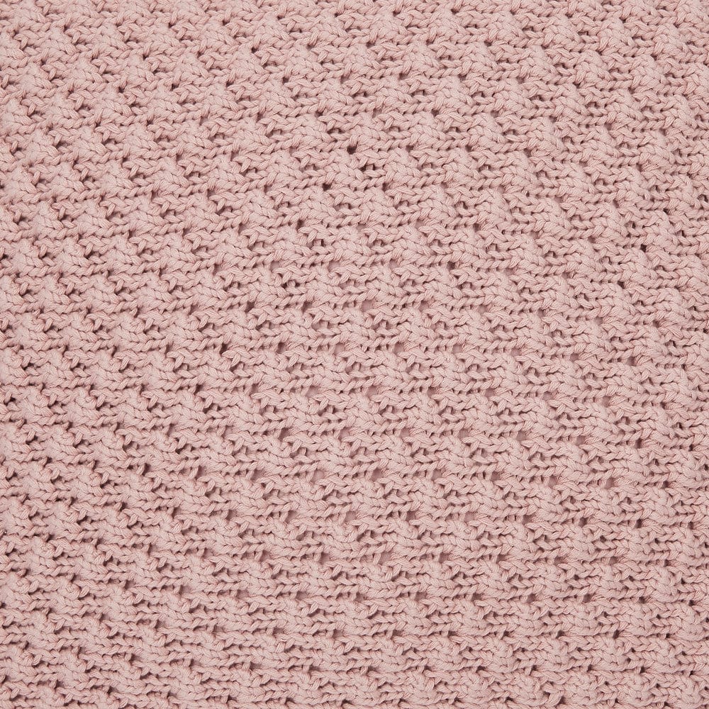 Knitted Bubble Pale Pink Cushion Cover