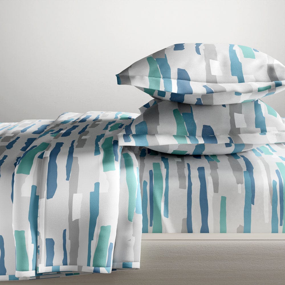 Aqua Fusion 100% Cotton Double Size Bedsheet, 144 TC