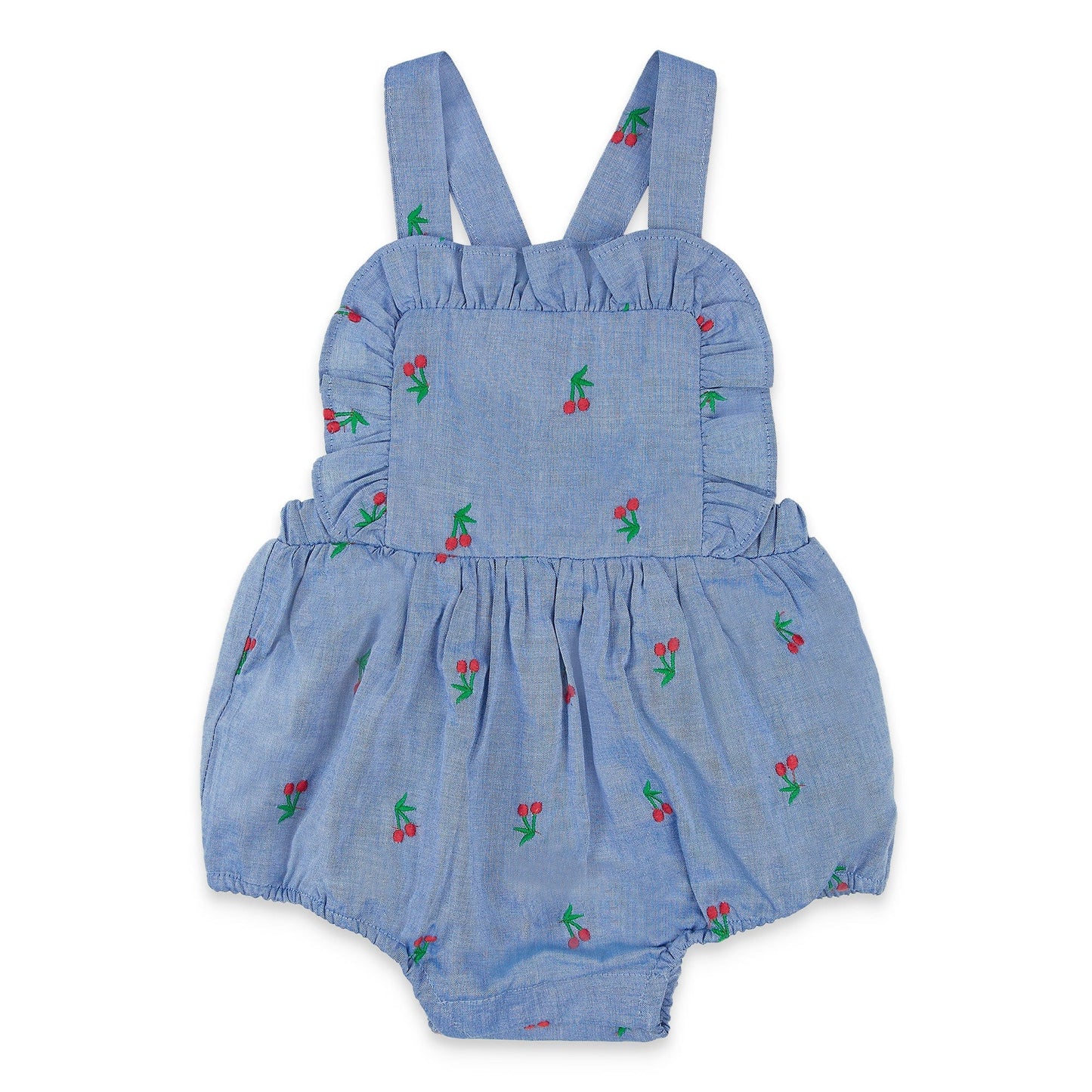 Girl Blue Onesie with Tee 3-18 Months