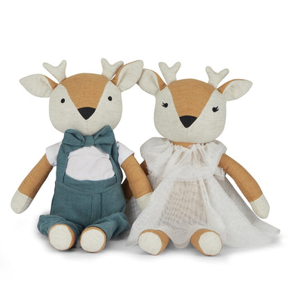  Noah & Sophia Cotton Woodland Deer Rag doll