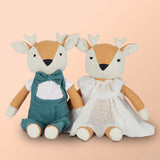  Noah & Sophia Cotton Woodland Deer Rag doll