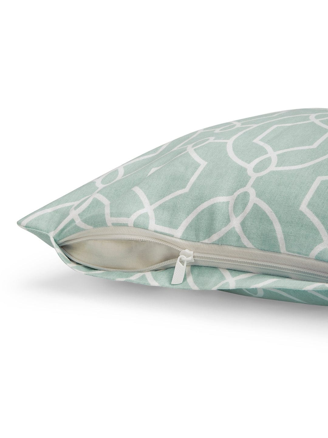 Aqua Angles Cushion Cover, Blue
