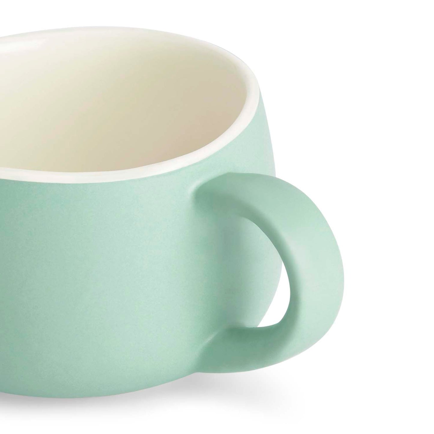 Ocean Green Ceramic Mug, Set of 2